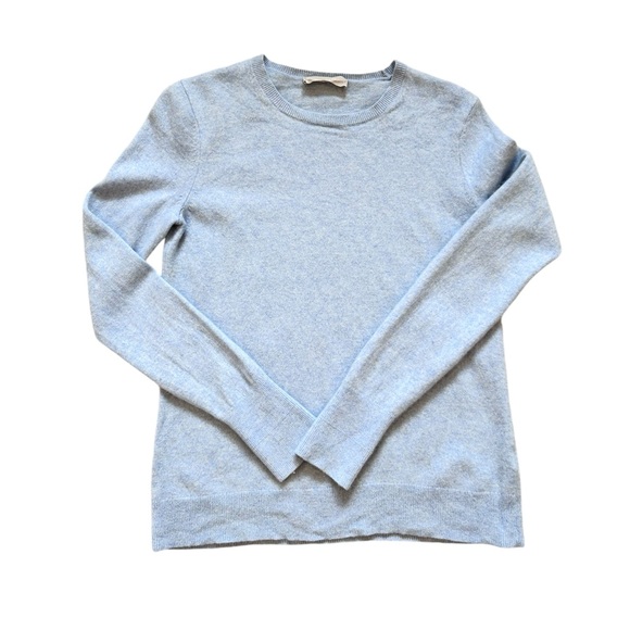 Soft Baby Blue Everlane Cashmere Sweater - Picture 1 of 9